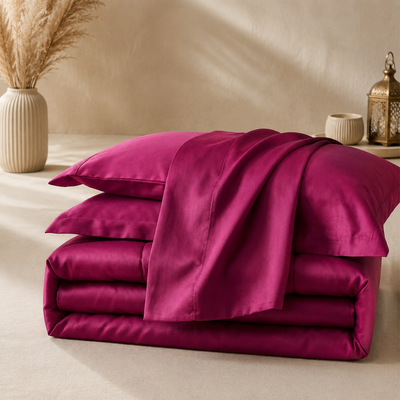 PURPLE BLOOM SATEEN (6 Piece)