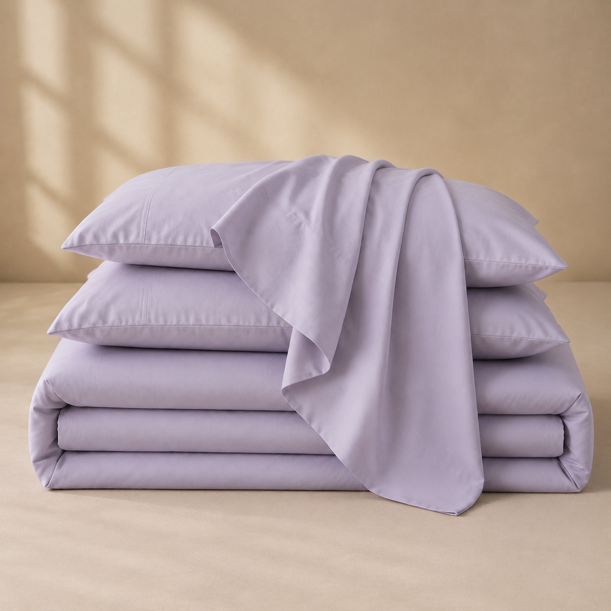 LIGHT GREY SATEEN (6 Piece)